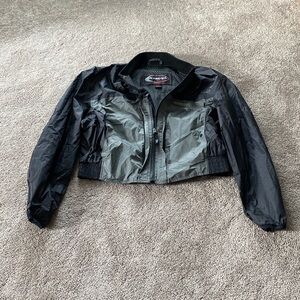 Olympia Cropped Motorcycle Jacket SIZE 2XL